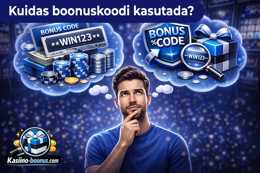 Kuidas boonuskoodi kasutada